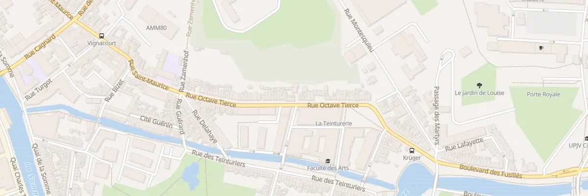 Plan du 106 Rue Octave Tierce à Amiens