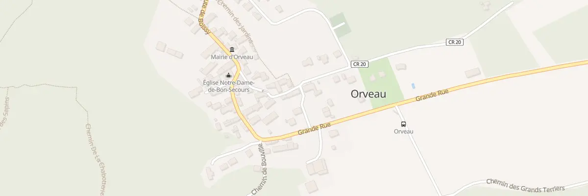 Plan du 5022A Le Village à Orveau