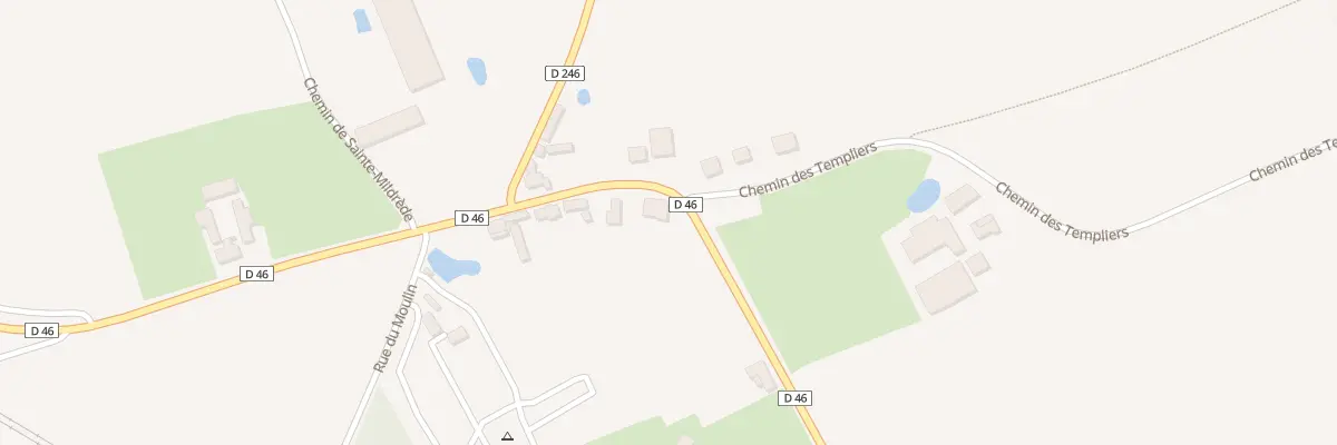 Plan du 85 Rte de la Reine Becque à Volckerinckhove