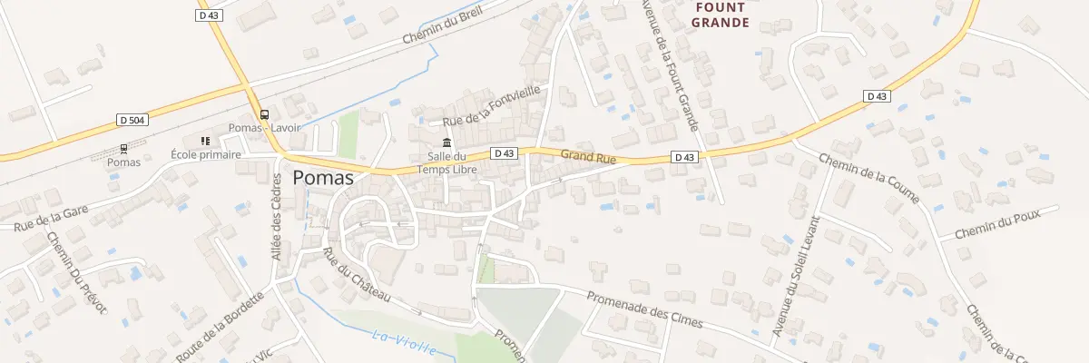 Plan du 49 Le Village à Pomas