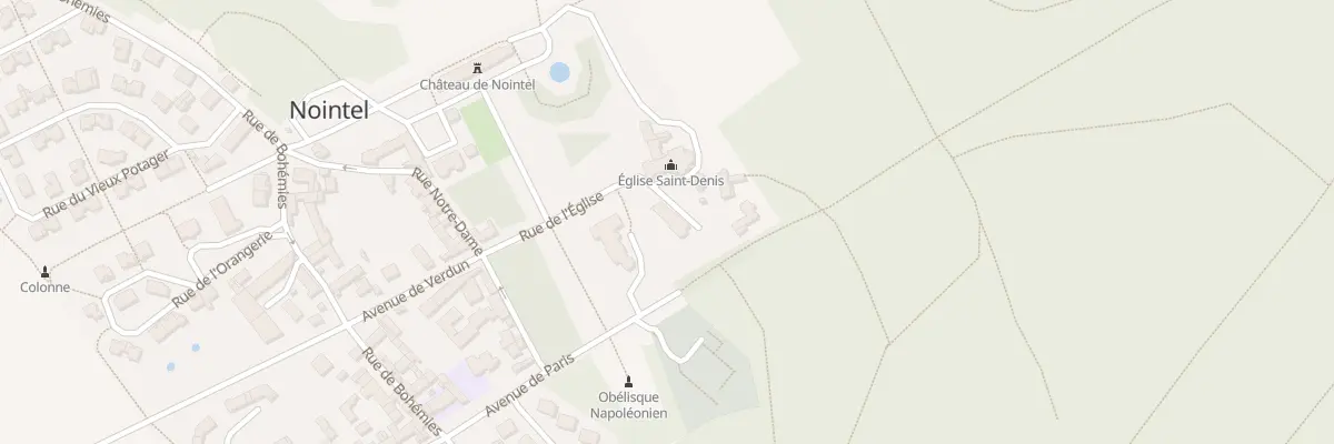 Plan du 1 Imp Saint Denis à Nointel