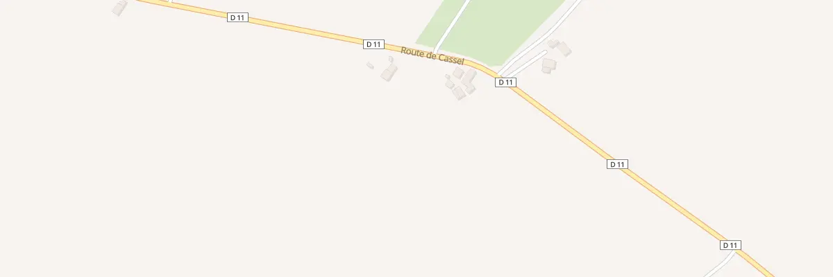 Plan du 1840 Rte de Cassel à Looberghe