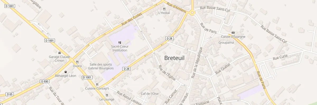 Plan du 15 Rue Adrien Maitre à Breteuil