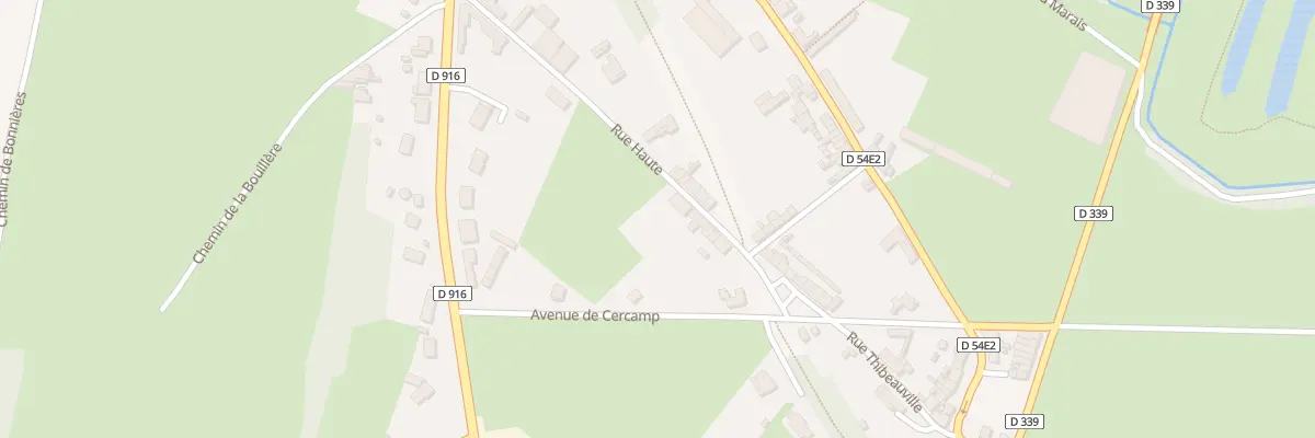Plan du 2 Rue Haute à Frévent