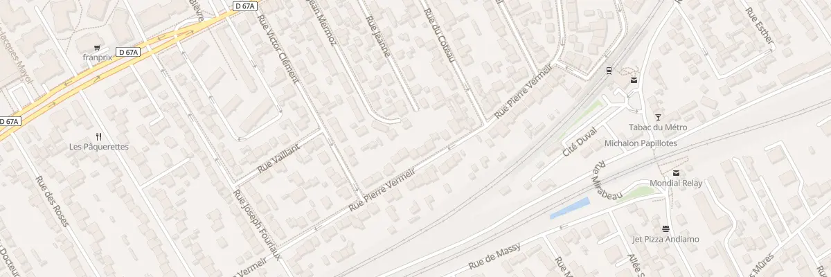 Plan du 58 Rue Pierre Vermeir à Antony