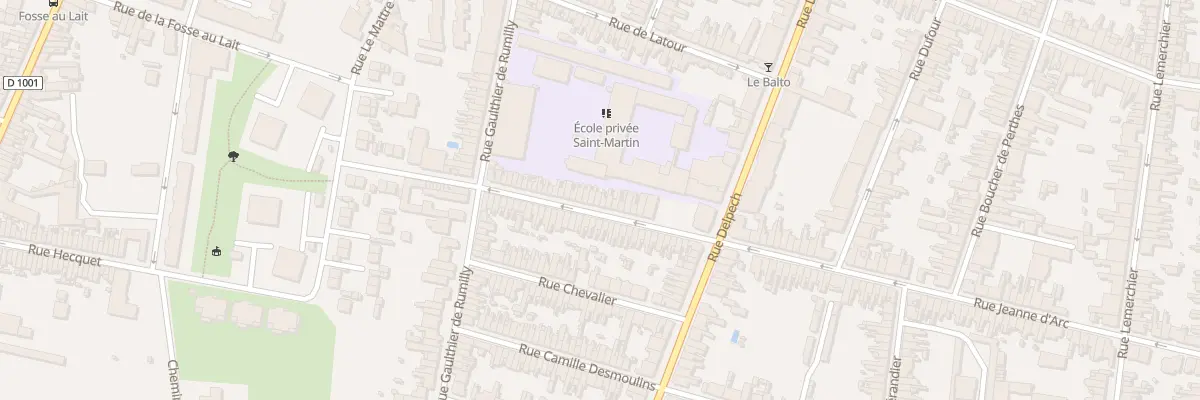 Plan du 37 Rue Jeanne d’Arc à Amiens