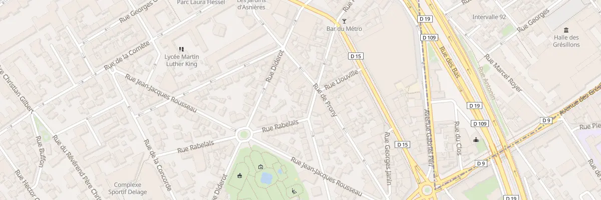 Plan du 25B Rue Montesquieu à Asnières-sur-Seine