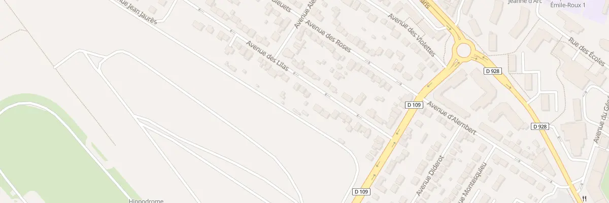Plan du 23 Av des Lilas à Soisy-sous-Montmorency