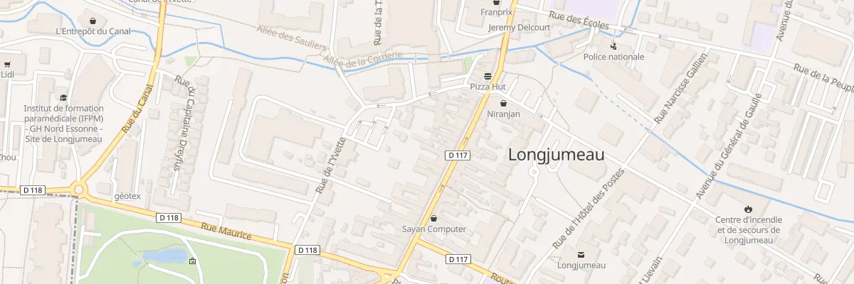 Plan du 112 Rue Pdt Francois Mitterrand à Longjumeau