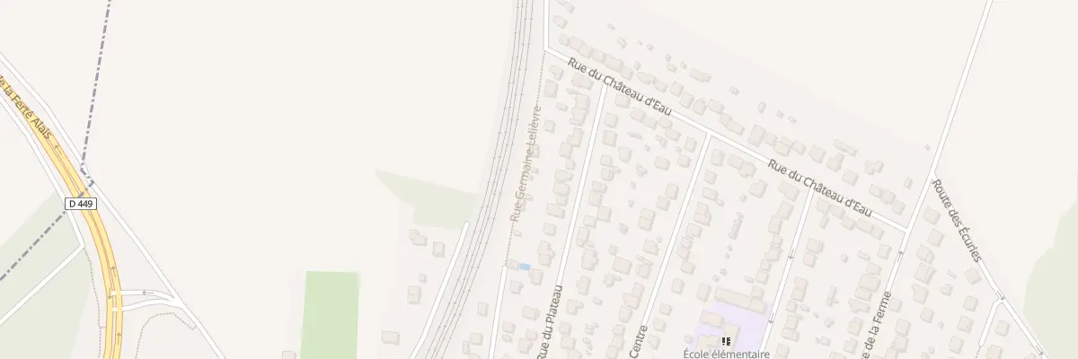 Plan du 25 Rue du Plateau à Lardy