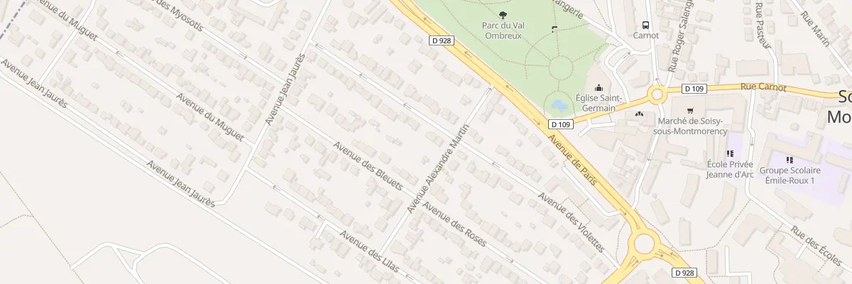 Plan du 35 Av des Violettes à Soisy-sous-Montmorency