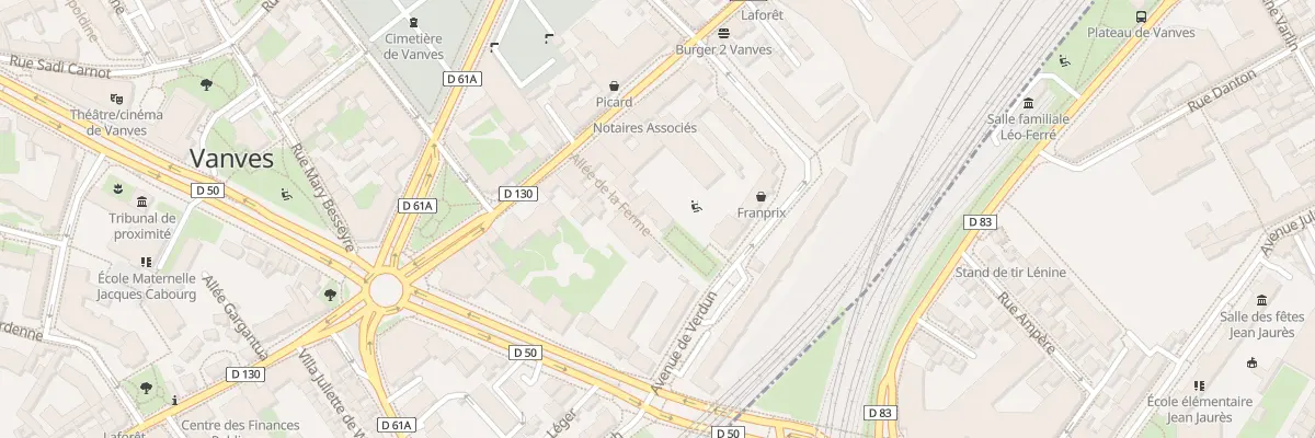 Plan du 30 Rue Jean Bleuzen à Vanves