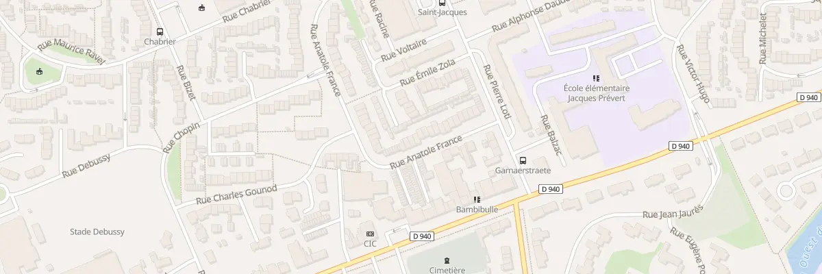 Plan du 51 Rue Anatole France à Grande-Synthe
