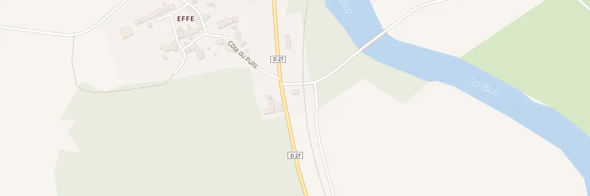 Plan du 67 Effes Village à Corquoy
