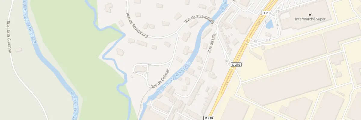 Plan du 3 Rue de Mulhouse à Arques