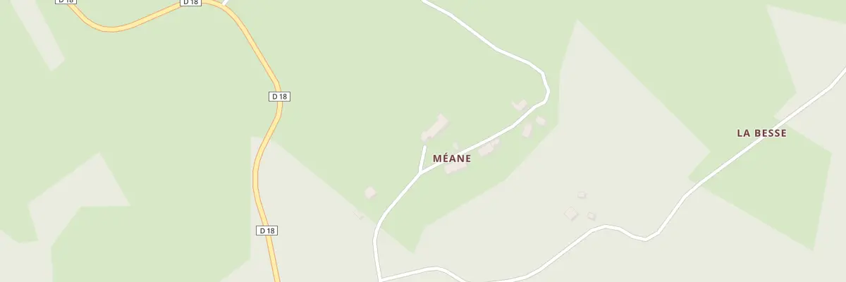 Plan du 3 Meane à Beissat