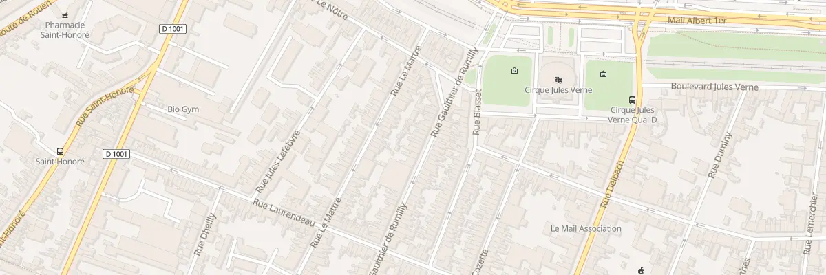 Plan du 36 Rue Gaulthier de Rumilly à Amiens