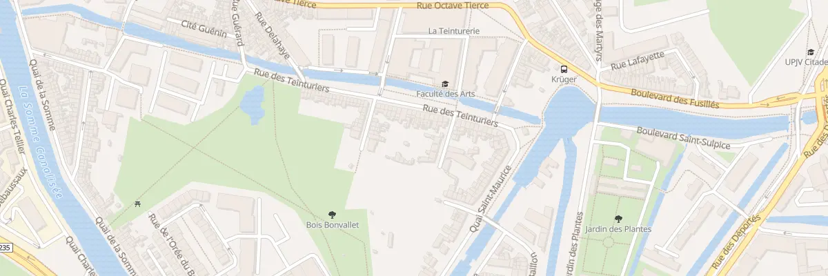 Plan du 41 Rue des Teinturiers à Amiens