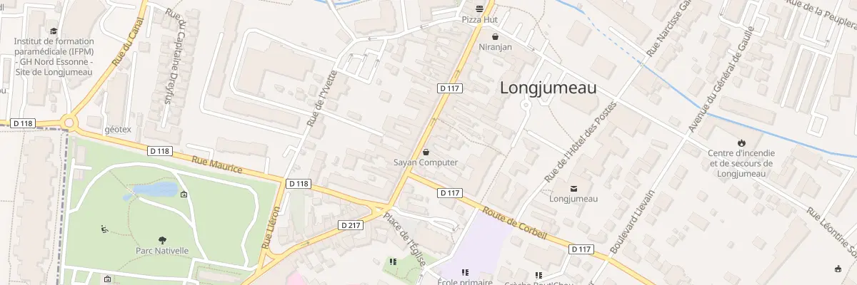 Plan du 125 Rue Pdt Francois Mitterrand à Longjumeau