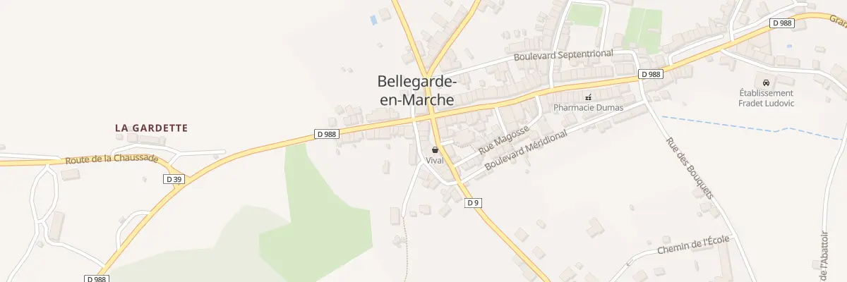 Plan du 4 Rue Notre Dame à Bellegarde-en-Marche