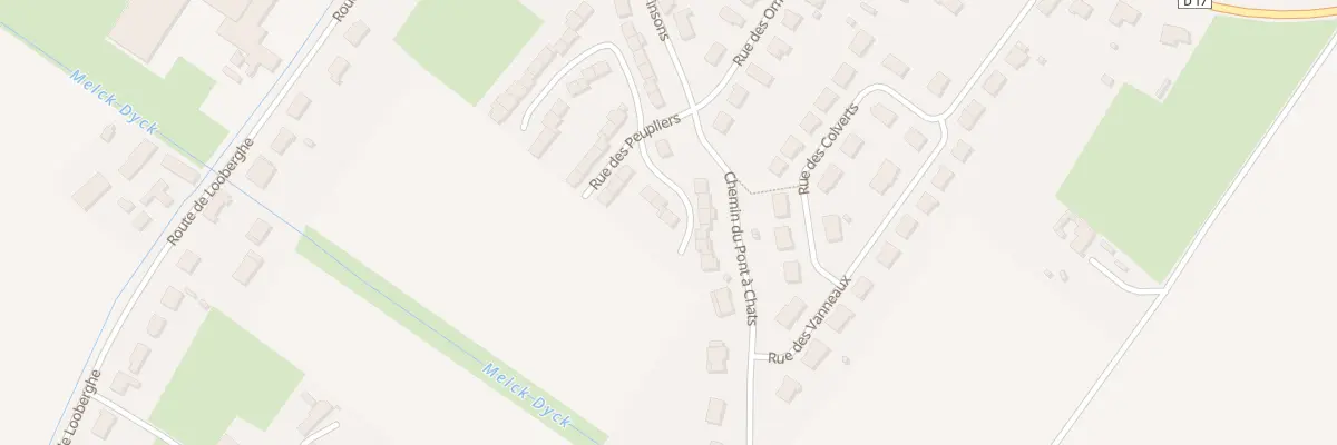 Plan du 5 Rue des Platanes à Brouckerque