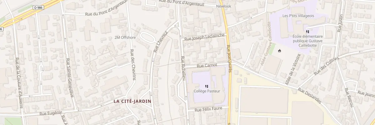 Plan du 62 Rue Richelieu à Gennevilliers