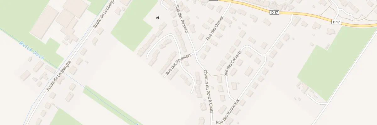 Plan du 4 Rue des Platanes à Brouckerque
