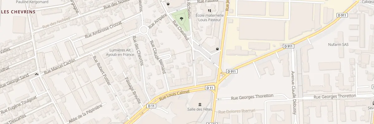 Plan du 9 Rue Richelieu à Gennevilliers