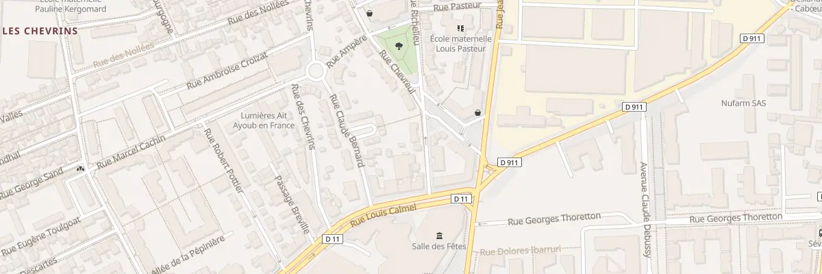 Plan du 11 Rue Richelieu à Gennevilliers
