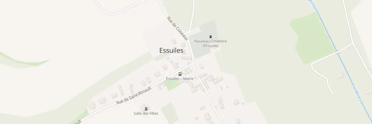 Plan du 2 Rue de St Rimault à Essuiles