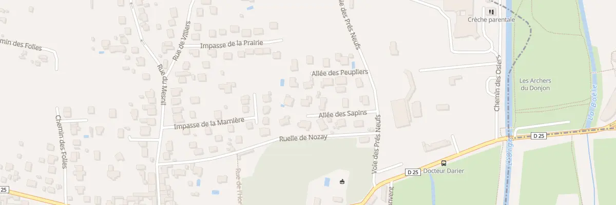 Plan du 8 All des Sapins à Longpont-sur-Orge