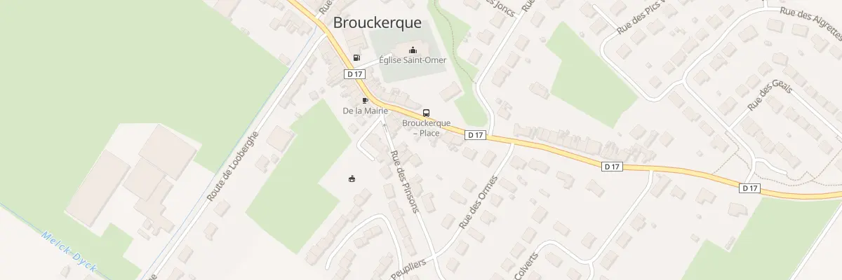 Plan du 9 Rte de Bergues à Brouckerque