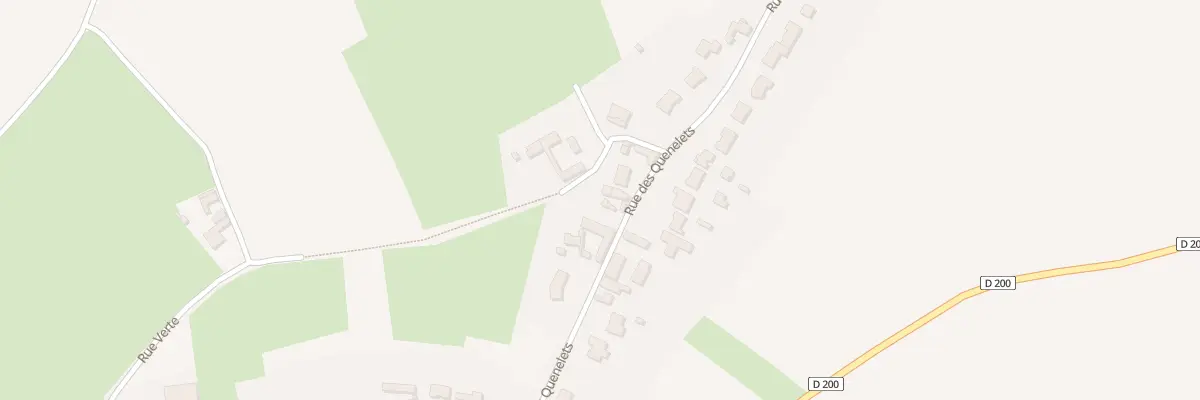 Plan du 201 Rue des Quenelets à Heuringhem