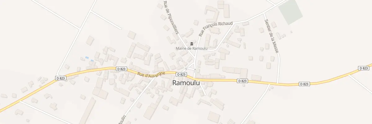 Plan du 5 Pl de la Fontaine à Ramoulu
