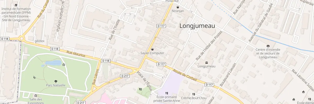 Plan du 127 Rue Pdt Francois Mitterrand à Longjumeau