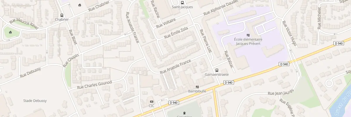 Plan du 57 Rue Anatole France à Grande-Synthe