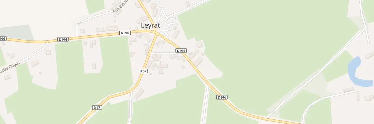 Plan du 4 Rue d’Auvergne à Leyrat