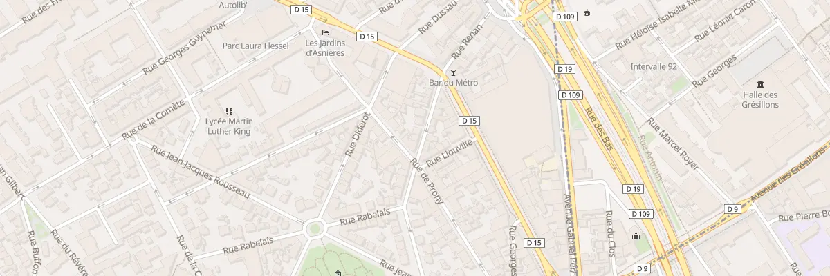 Plan du 33 Rue Montesquieu à Asnières-sur-Seine