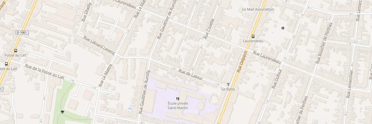 Plan du 58 Rue Cozette à Amiens