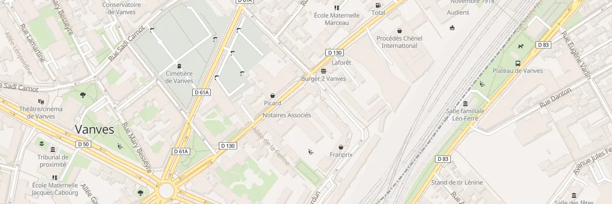 Plan du 46 Rue Jean Bleuzen à Vanves