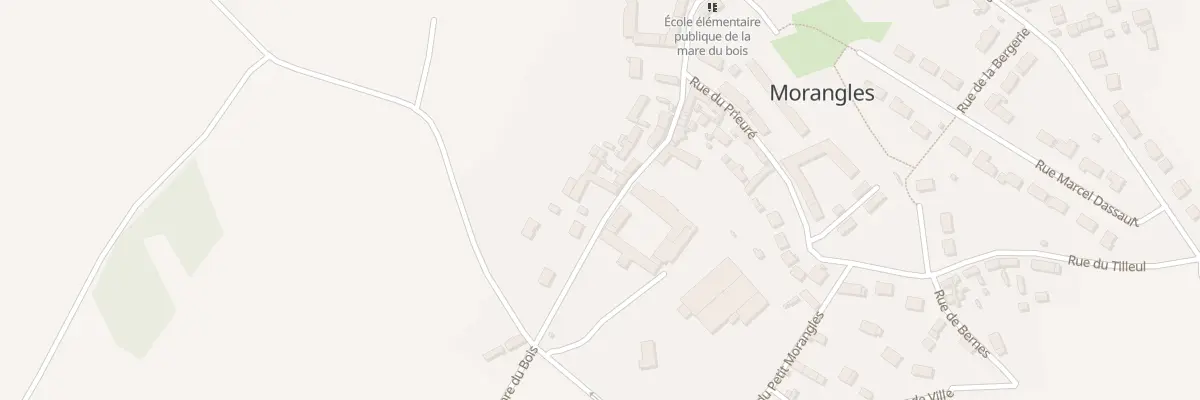 Plan du 129 Rue de la Mare du Bois à Morangles