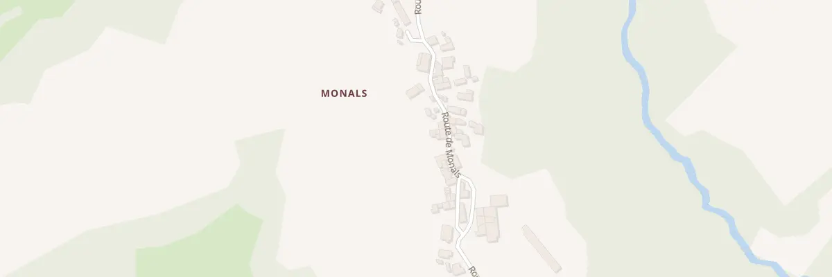 Plan du 5275 Monals à Saint-Santin