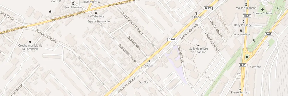Plan du 1 Rue Léonard Mafrand à Châtillon