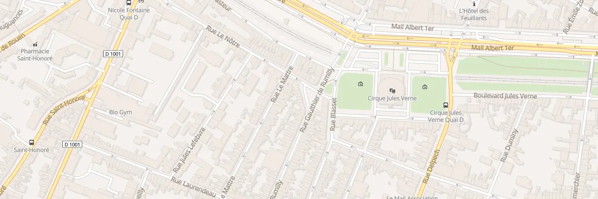 Plan du 8 Rue Gaulthier de Rumilly à Amiens