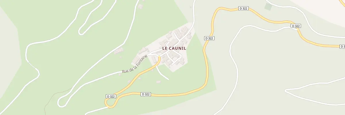 Plan du 9000 Le Caunil à Salvezines