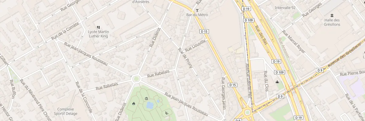 Plan du 52 Rue Montesquieu à Asnières-sur-Seine