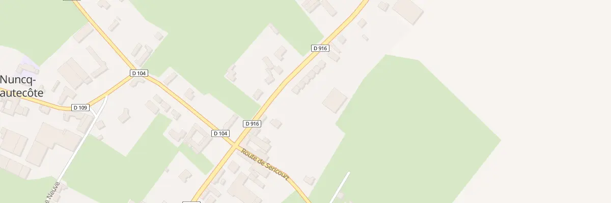 Plan du 7 Rte Nationale à Nuncq-Hautecôte