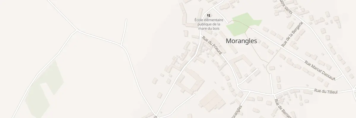 Plan du 147A Rue de la Mare du Bois à Morangles