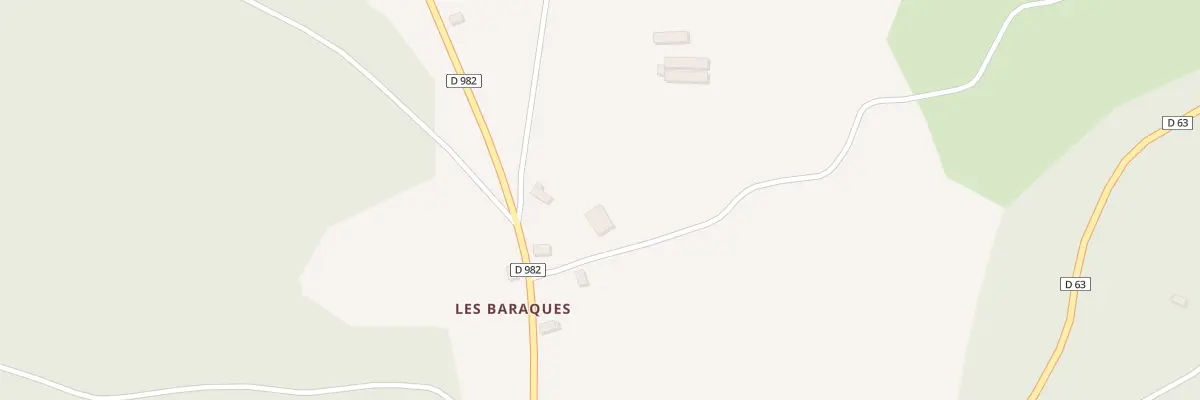 Plan du 8 Les Barraques à Chirac-Bellevue