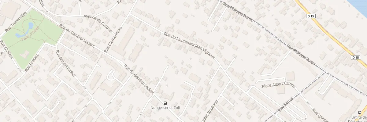 Plan du 28 Rue Lieutenant J Vigneux à Saint-Gratien